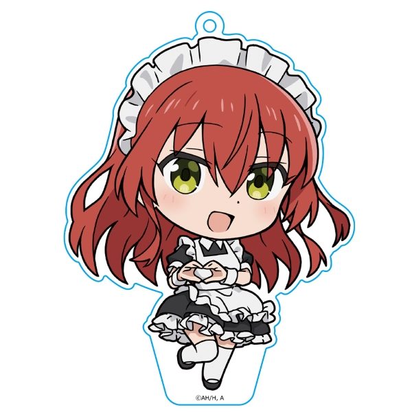 ぼっち・ざ・ろっく! ぷにこれ!キーホルダー(スタンド付) 喜多郁代 メイド服Ver. ("Bocchi the Rock!" Puni Colle! Key Chain (with Stand) Kita Ikuyo Maid Costume Ver.)