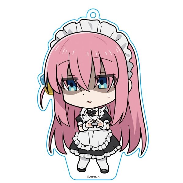 ぼっち・ざ・ろっく! ぷにこれ!キーホルダー(スタンド付) 後藤ひとり メイド服Ver. ("Bocchi the Rock!" Puni Colle! Key Chain (with Stand) Gotoh Hitori Maid Costume Ver.)
