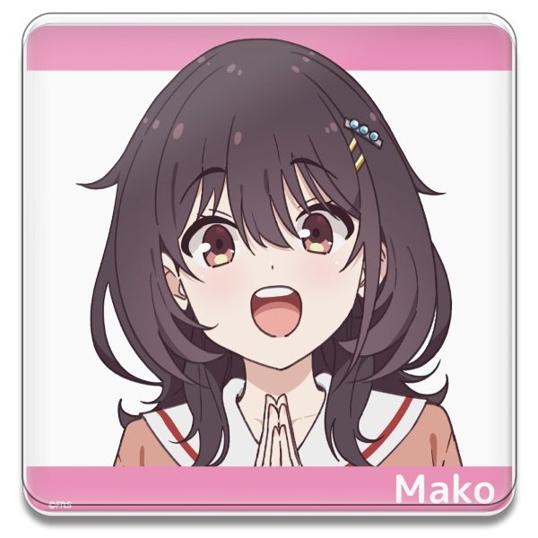 日々は過ぎれど飯うまし アクリルコースター(スタンド付) 河合まこ ("Food for the Soul" Acrylic Coaster (with Stand) Kawai Mako)