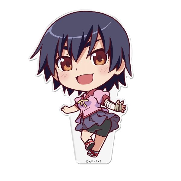 物語シリーズ ぷにこれ!アクリルフィギュア(スタンド付) 神原駿河 ("Monogatari" Series Puni Colle! Acrylic Figure (with Stand) Kanbaru Suruga)