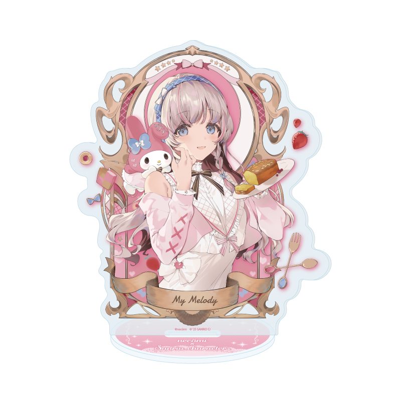 アクリルスタンド necomi×サンリオキャラクターズ 05 マイメロディ(コラボイラスト) (Acrylic Stand necomi x Sanrio Characters 05 My Melody (Collaboration Illustration))