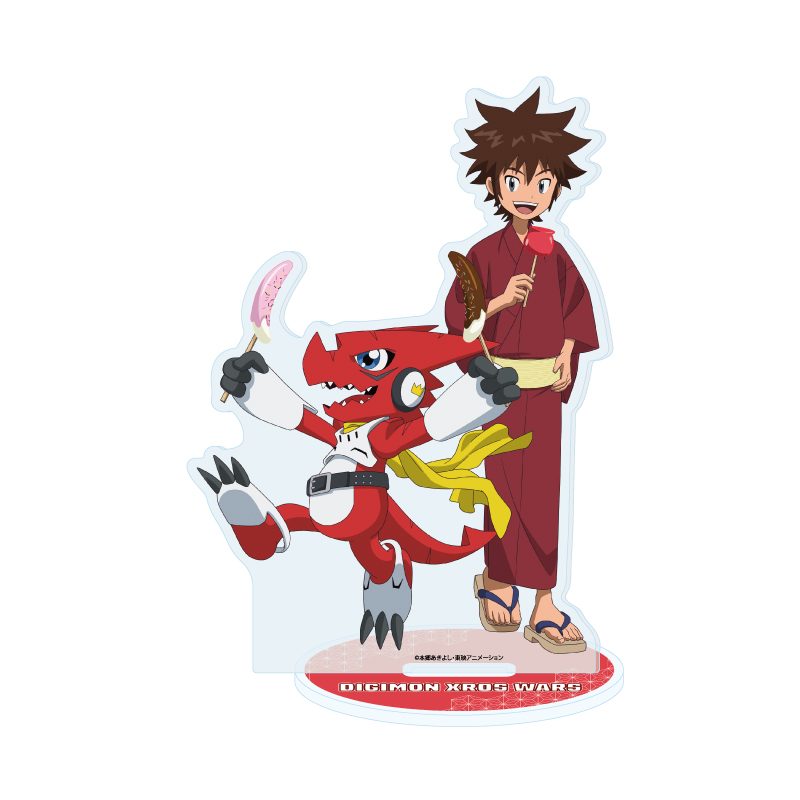 アクリルスタンド デジモンクロスウォーズ 02 工藤タイキ&シャウトモン(描き下ろしイラスト) (Acrylic Stand "Digimon Xros Wars" 02 Kudo Taiki & Shoutmon (Original Illustration))