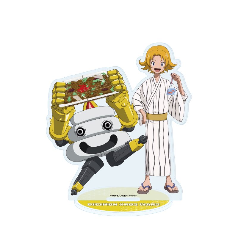 アクリルスタンド デジモンクロスウォーズ 03 天野ユウ&ダメモン(描き下ろしイラスト) (Acrylic Stand "Digimon Xros Wars" 03 Amano Yuu & Damemon (Original Illustration))