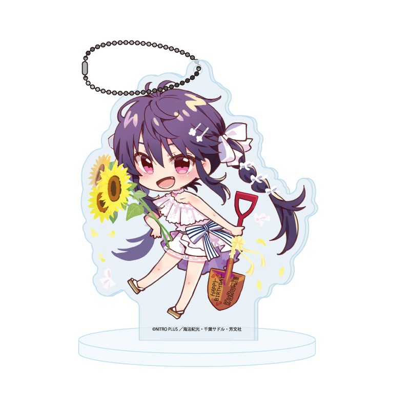 アクリルスタンドキーホルダー がっこうぐらし! 09 恵飛須沢胡桃B(描き下ろしイラスト) (Acrylic Stand Key Chain "School-Live!" 09 Ebisuzawa Kurumi B (Original Illustration))