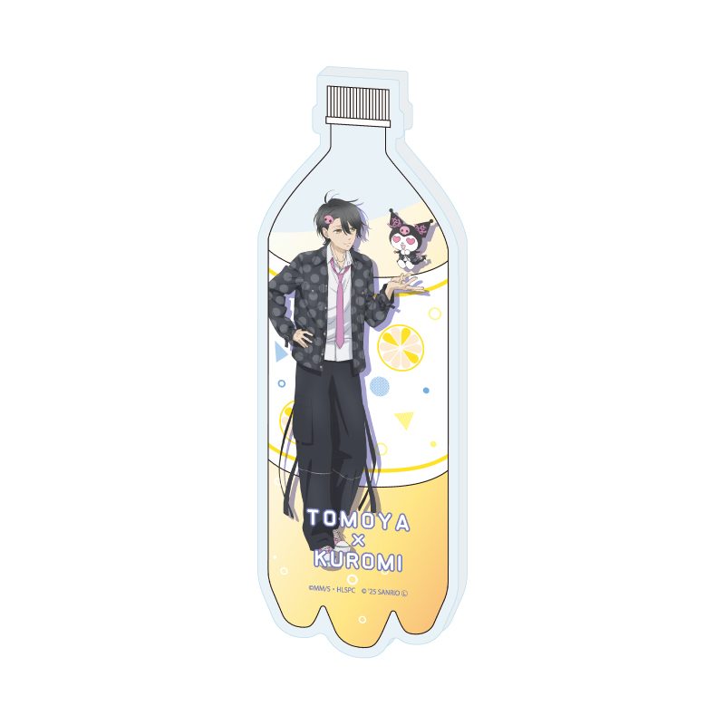 コレクションボトル ハニーレモンソーダ×サンリオキャラクターズ 05 高嶺友哉×クロミ(等身イラスト) (Collection Bottle "Honey Lemon Soda" x Sanrio Characters 05 Takamine Tomoya x Kuromi (Life-Size Illustration))
