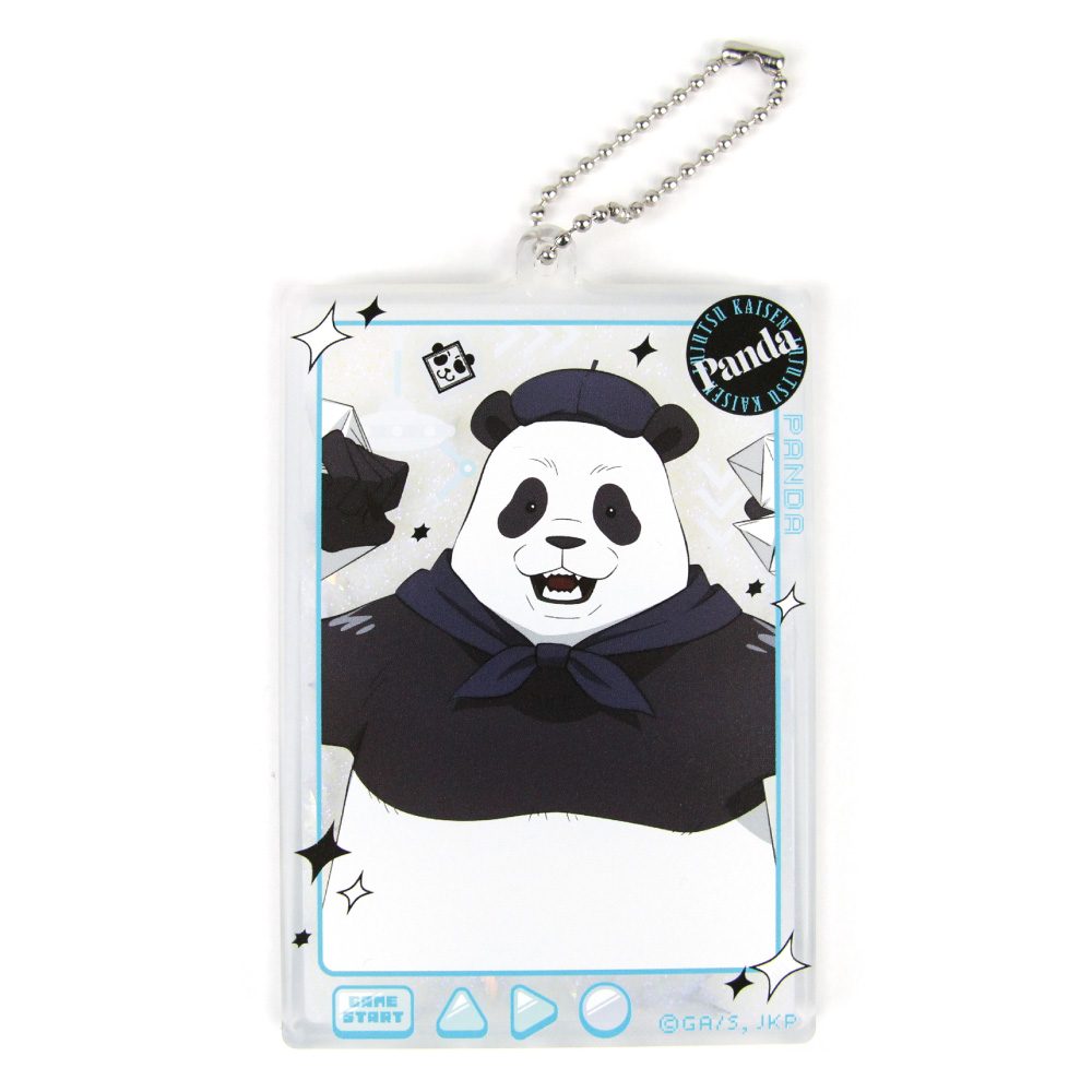 呪術廻戦 描き下ろしグリッターアクリルキーホルダー パンダ ("Jujutsu Kaisen" Original Illustration Glitter Acrylic Key Chain Panda)