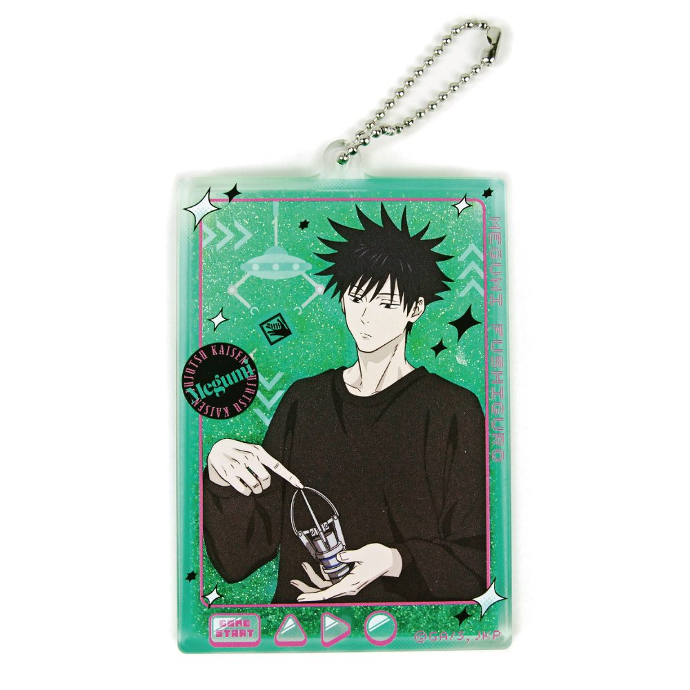 呪術廻戦 描き下ろしグリッターアクリルキーホルダー 伏黒恵 ("Jujutsu Kaisen" Original Illustration Glitter Acrylic Key Chain Fushiguro Megumi)
