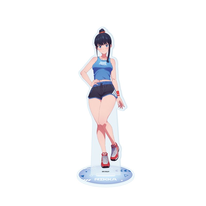 BIGアクリルスタンド グリッドマン ユニバース 01 宝多六花 スポーツウェアVer.(描き下ろしイラスト) (Big Acrylic Stand "GRIDMAN UNIVERSE" 01 Takarada Rikka Sportswear Ver. (Original Illustration))