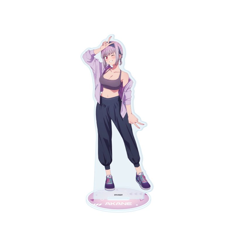BIGアクリルスタンド グリッドマン ユニバース 02 新条アカネ スポーツウェアVer.(描き下ろしイラスト) (Big Acrylic Stand "GRIDMAN UNIVERSE" 02 Shinjo Akane Sportswear Ver. (Original Illustration))