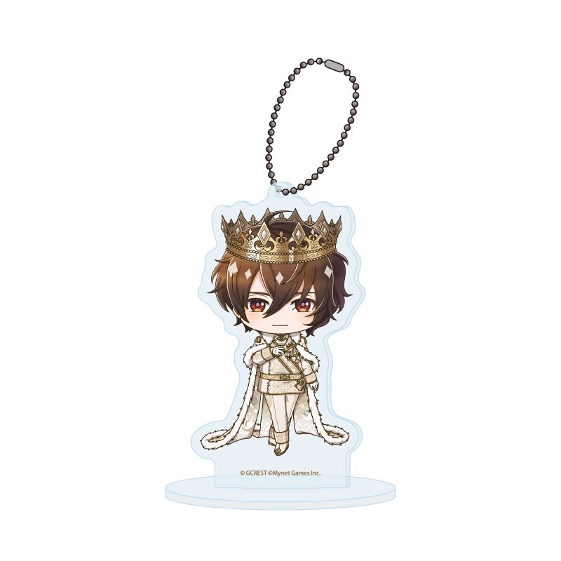 アクリルスタンドキーホルダー 夢王国と眠れる100人の王子様 22 エドモント(ミニキャライラスト) (Acrylic Stand Key Chain "100 Sleeping Princes and the Kingdom of Dreams" 22 Edmont (Mini Character Illustration))