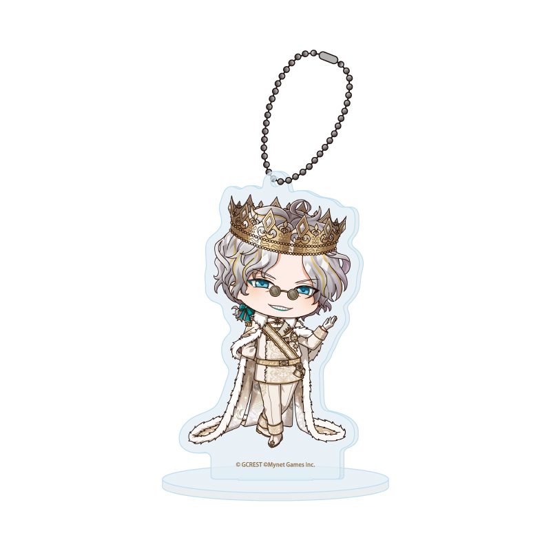アクリルスタンドキーホルダー 夢王国と眠れる100人の王子様 24 オズワルド(ミニキャライラスト) (Acrylic Stand Key Chain "100 Sleeping Princes and the Kingdom of Dreams" 24 Oswald (Mini Character Illustration))