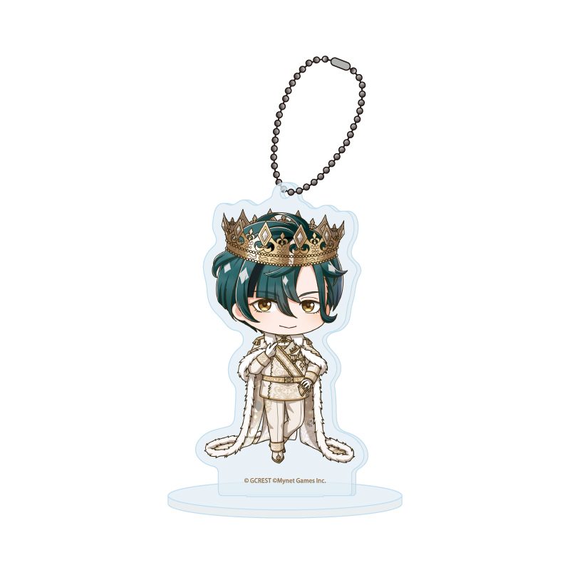 アクリルスタンドキーホルダー 夢王国と眠れる100人の王子様 26 テオドール(ミニキャライラスト) (Acrylic Stand Key Chain "100 Sleeping Princes and the Kingdom of Dreams" 26 Theodor (Mini Character Illustration))