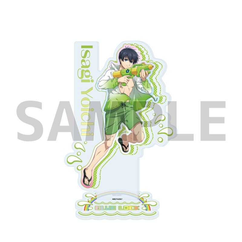 アクリルスタンド ブルーロック 31 潔世一 水着Ver.(描き下ろしイラスト) (Acrylic Stand "Blue Lock" 31 Isagi Yoichi Swimwear Ver. (Original Illustration))
