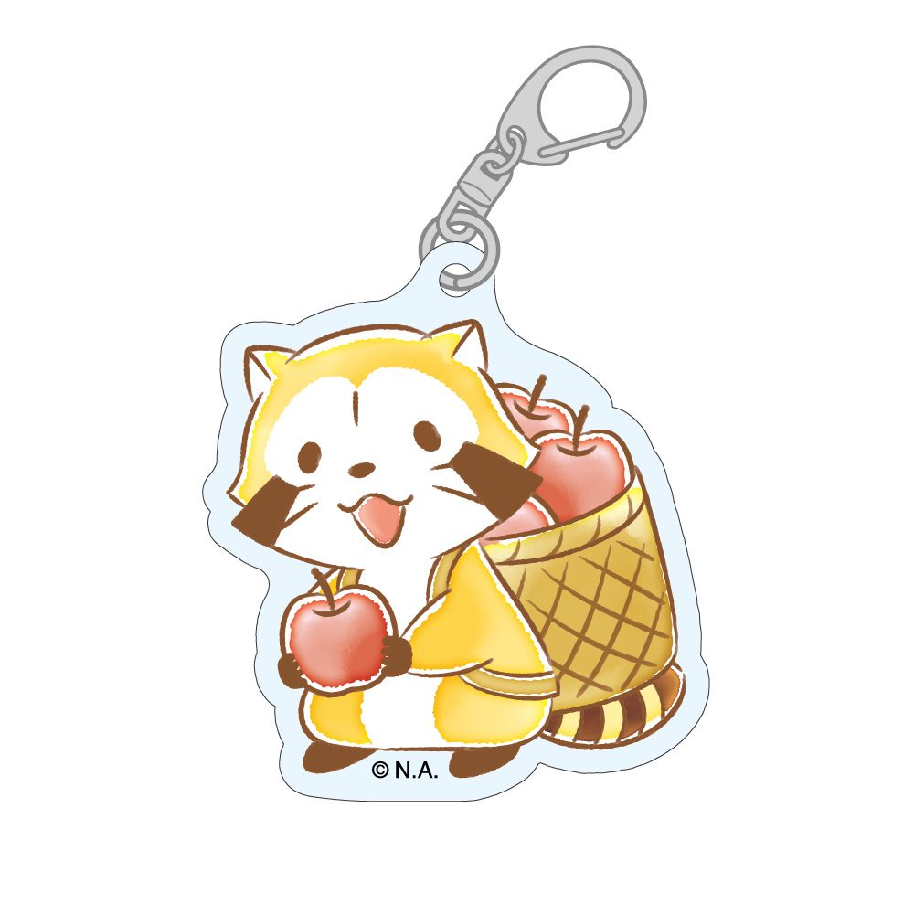 ラスカル 秋Ver. アクリルキーホルダー C ("Rascal the Raccoon" Autumn Ver. Acrylic Key Chain C)