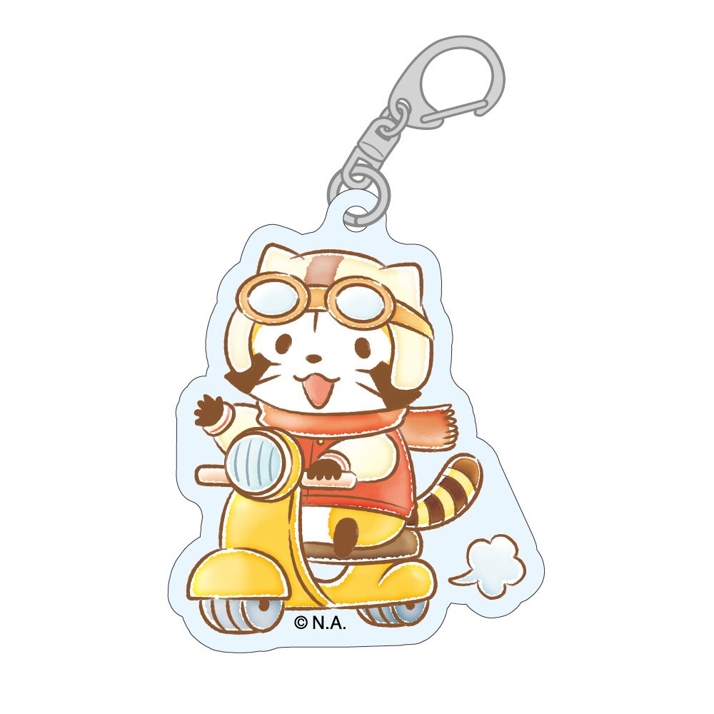 ラスカル 秋Ver. アクリルキーホルダー D ("Rascal the Raccoon" Autumn Ver. Acrylic Key Chain D)