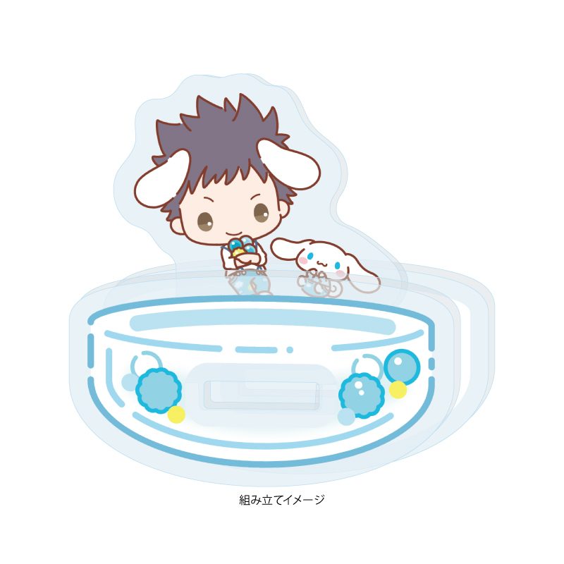 ゆらゆらアクリルスタンド 家庭教師ヒットマンREBORN!×SANRIO CHARACTERS 04 山本武×シナモロール(コラボイラスト) (Yurayura Acrylic Stand "Reborn!" x SANRIO CHARACTERS 04 Yamamoto Takeshi x Cinnamoroll (Collaboration Illustration))