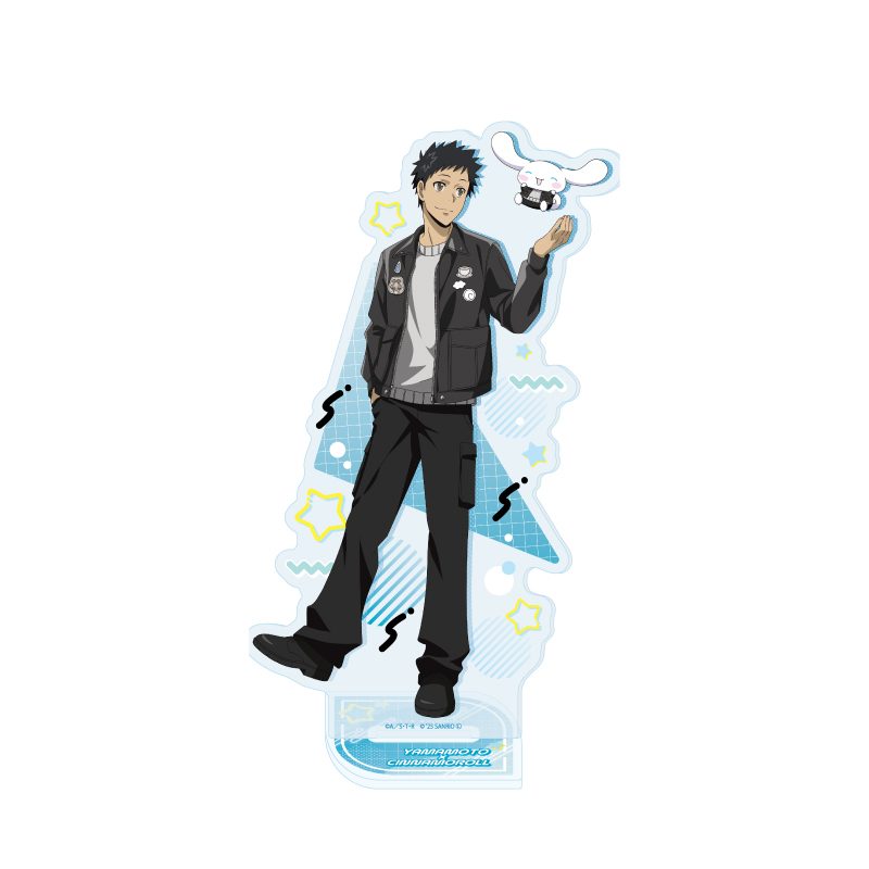 アクリルスタンド 家庭教師ヒットマンREBORN!×SANRIO CHARACTERS 42 山本武×シナモロール(コラボイラスト) (Acrylic Stand "Reborn!" x SANRIO CHARACTERS 42 Yamamoto Takeshi x Cinnamoroll (Collaboration Illustration))