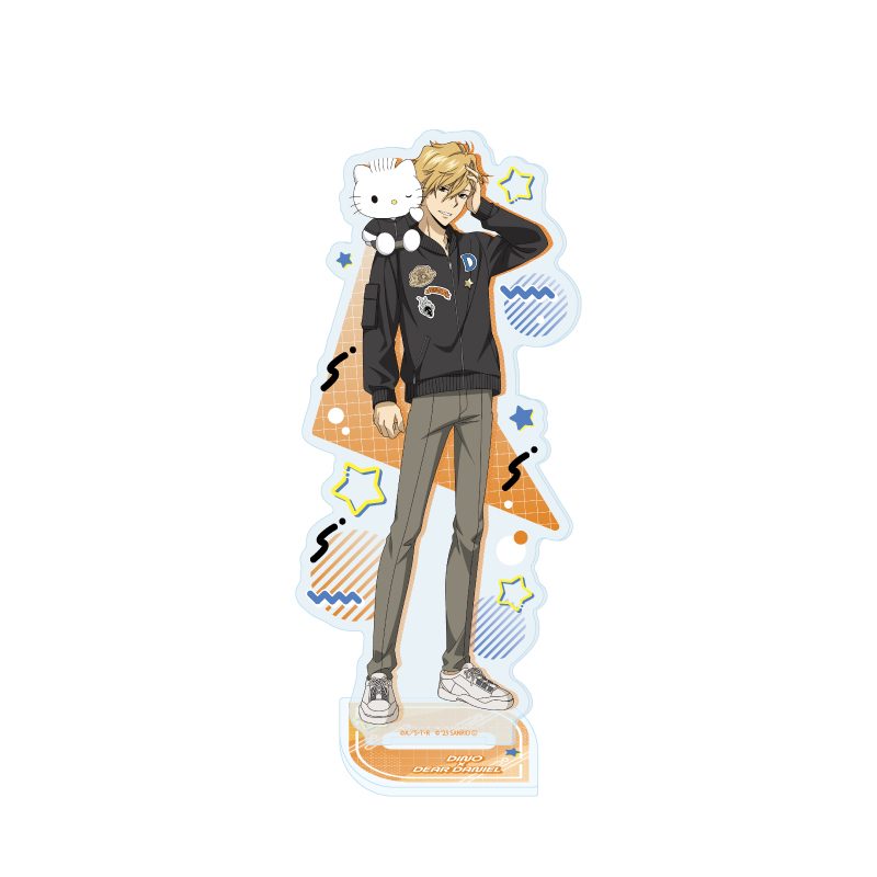 アクリルスタンド 家庭教師ヒットマンREBORN!×SANRIO CHARACTERS 45 ディーノ×ディアダニエル(コラボイラスト) (Acrylic Stand "Reborn!" x SANRIO CHARACTERS 45 Dino x Dear Daniel (Collaboration Illustration))