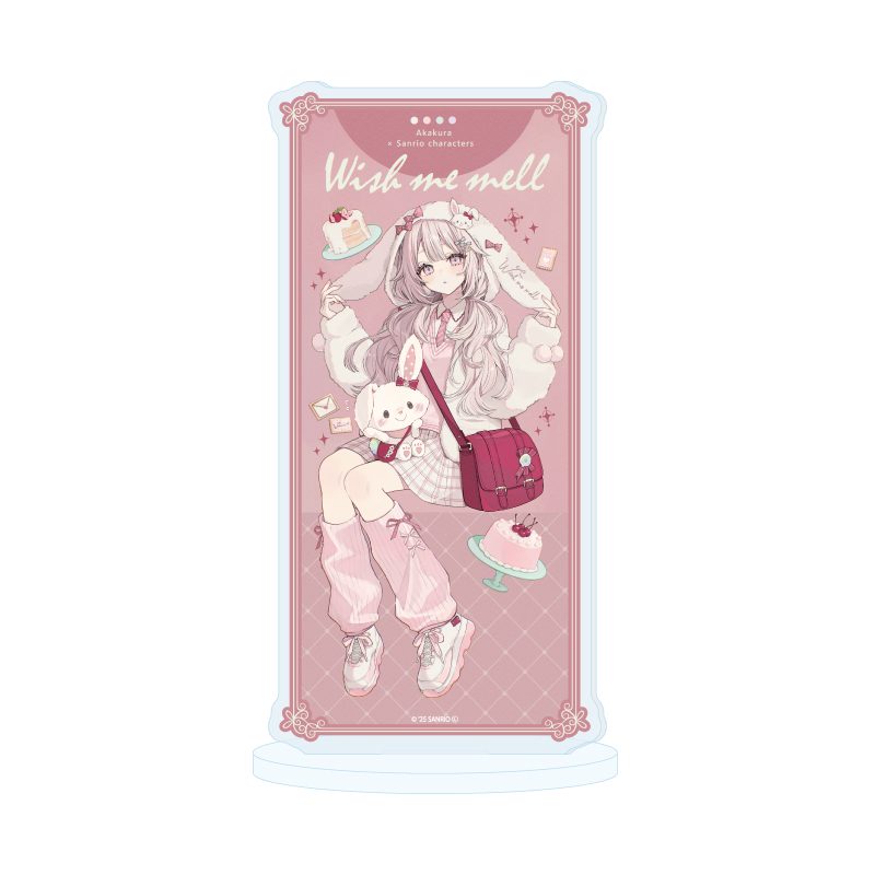 アクリルスタンド 赤倉×サンリオキャラクターズ 28 ウィッシュミーメル(コラボイラスト) (Acrylic Stand Akakura x Sanrio Characters 28 Wish me mell (Collaboration Illustration))