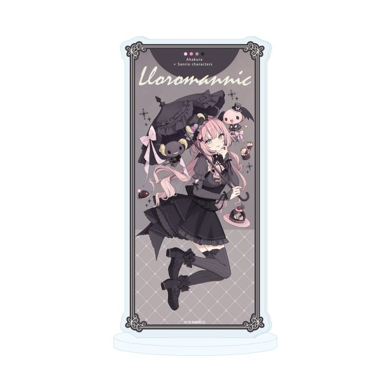 アクリルスタンド 赤倉×サンリオキャラクターズ 29 ルロロマニック(コラボイラスト) (Acrylic Stand Akakura x Sanrio Characters 29 Lloromannic (Collaboration Illustration))