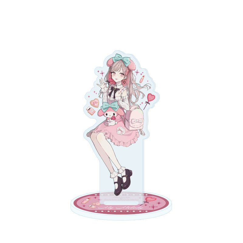 アクリルスタンド 赤倉×サンリオキャラクターズ 39 マイメロディ(コラボイラスト) (Acrylic Stand Akakura x Sanrio Characters 39 My Melody (Collaboration Illustration))