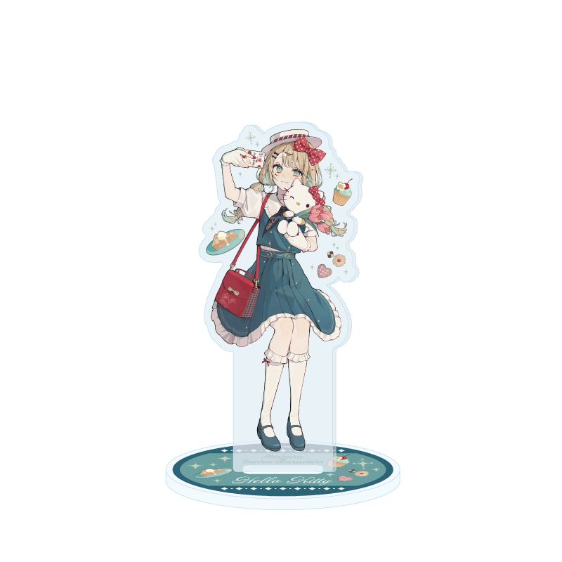 アクリルスタンド 赤倉×サンリオキャラクターズ 40 ハローキティ(コラボイラスト) (Acrylic Stand Akakura x Sanrio Characters 40 Hello Kitty (Collaboration Illustration))