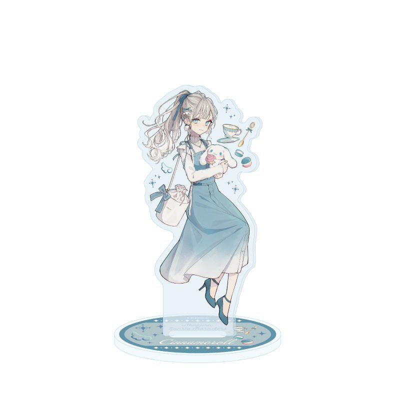 アクリルスタンド 赤倉×サンリオキャラクターズ 41 シナモロール(コラボイラスト) (Acrylic Stand Akakura x Sanrio Characters 41 Cinnamoroll (Collaboration Illustration))