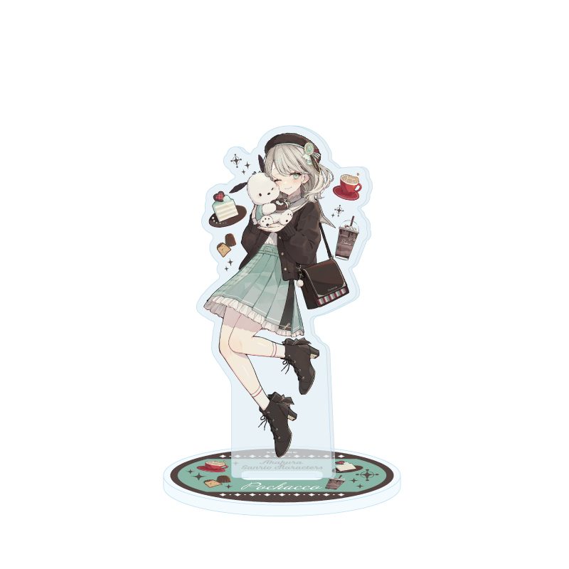 アクリルスタンド 赤倉×サンリオキャラクターズ 46 ポチャッコ(コラボイラスト) (Acrylic Stand Akakura x Sanrio Characters 46 Pochacco (Collaboration Illustration))