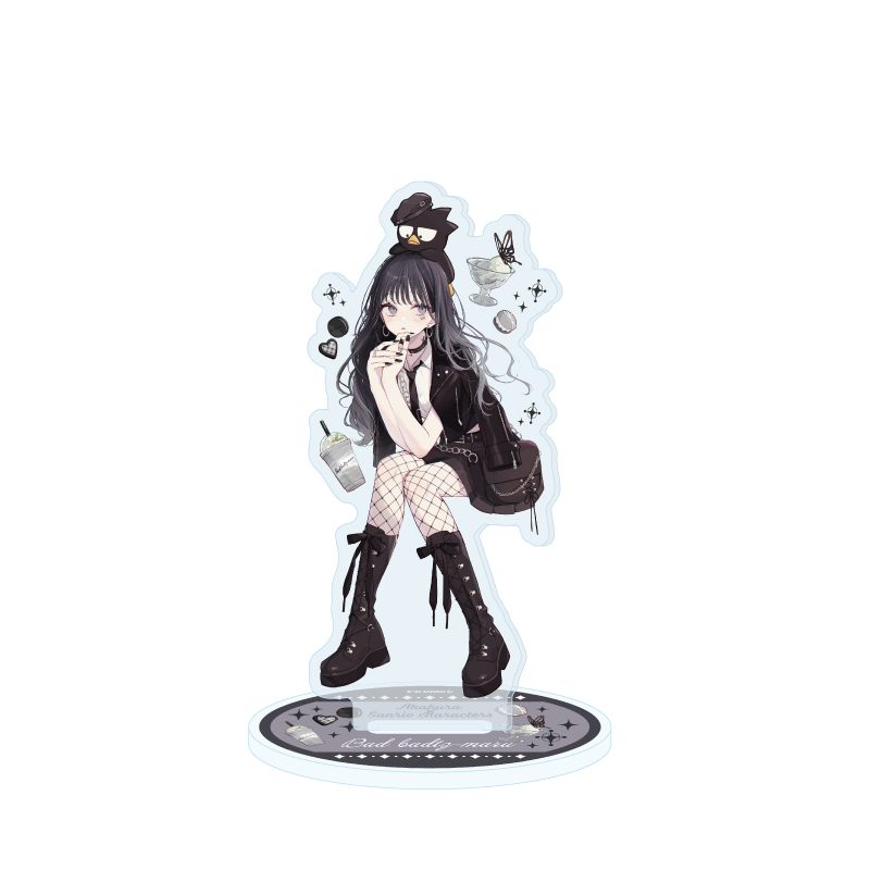 アクリルスタンド 赤倉×サンリオキャラクターズ 49 バッドばつ丸(コラボイラスト) (Acrylic Stand Akakura x Sanrio Characters 49 Bad Badtz-Maru (Collaboration Illustration))