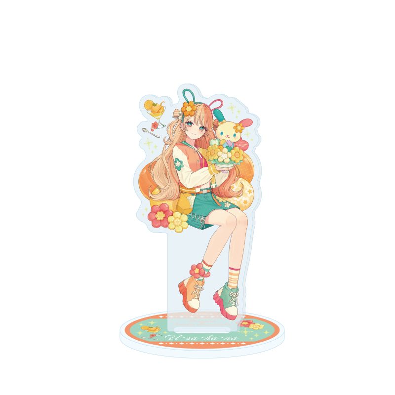 アクリルスタンド 赤倉×サンリオキャラクターズ 50 ウサハナ(コラボイラスト) (Acrylic Stand Akakura x Sanrio Characters 50 Usahana (Collaboration Illustration))