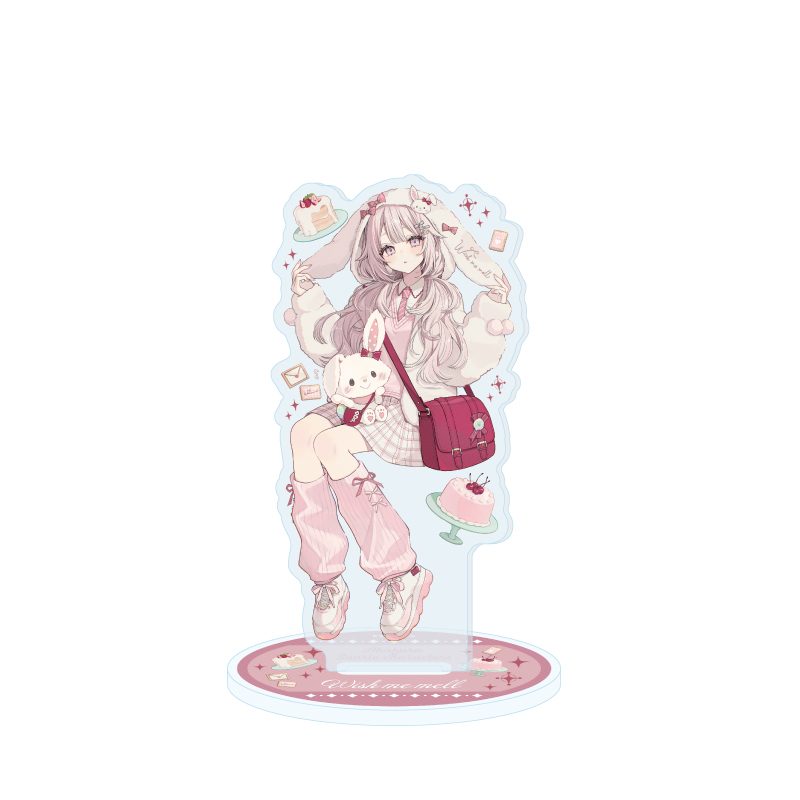 アクリルスタンド 赤倉×サンリオキャラクターズ 52 ウィッシュミーメル(コラボイラスト) (Acrylic Stand Akakura x Sanrio Characters 52 Wish me mell (Collaboration Illustration))