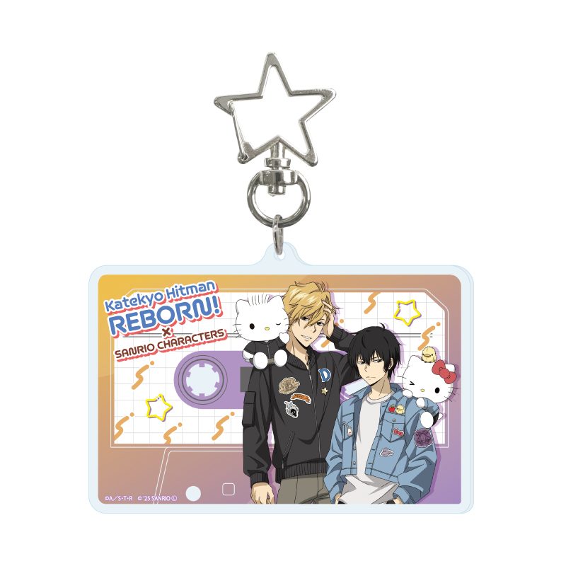 星型ナスカン付きデカアクリルキーホルダー 家庭教師ヒットマンREBORN!×SANRIO CHARACTERS 03 C Ver.(コラボイラスト) (Deka Acrylic Key Chain with Star-shaped Swivel Snap Hook "Reborn!" x SANRIO CHARACTERS 03 C Ver. (Collaboration Illustration))