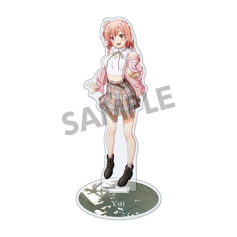 やはり俺の青春ラブコメはまちがっている。完 描き下ろしアクリルスタンド 由比ヶ浜結衣 公園デートVer. ("Yahari Ore no Seishun Love-come wa Machigatteiru. Kan" Original Illustration Acrylic Stand Yuigahama Yui Park Date Ver.)