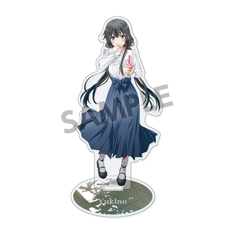 やはり俺の青春ラブコメはまちがっている。完 描き下ろしアクリルスタンド 雪ノ下雪乃 公園デートVer. ("Yahari Ore no Seishun Love-come wa Machigatteiru. Kan" Original Illustration Acrylic Stand Yukinoshita Yukino Park Date Ver.)