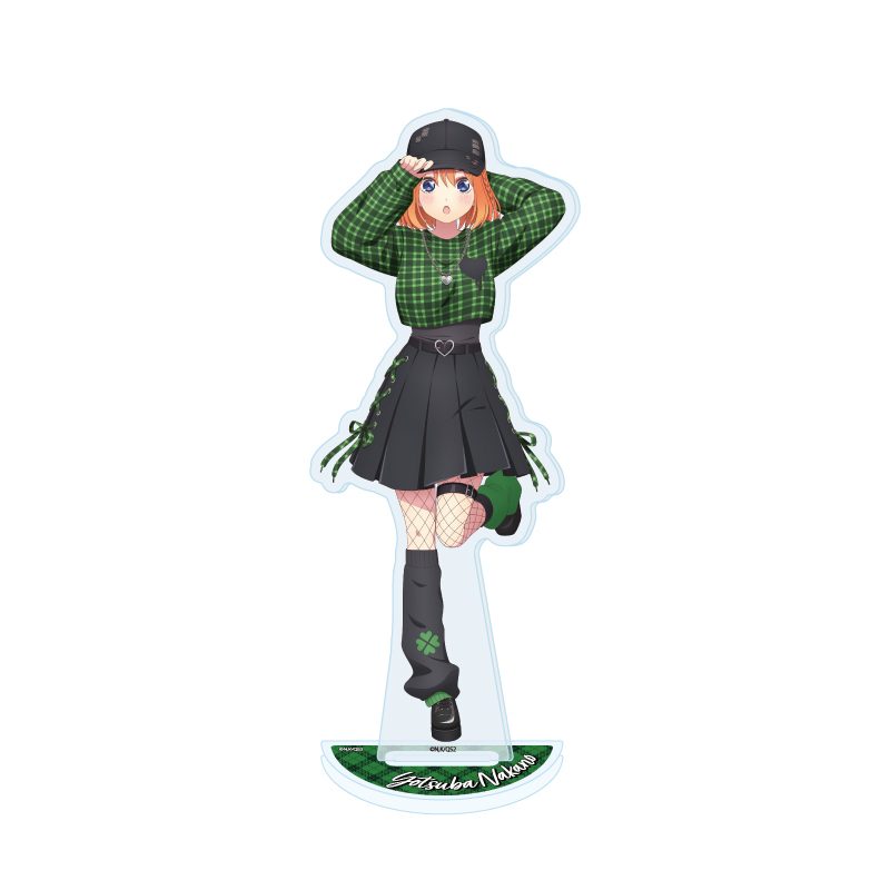 アクリルスタンド 五等分の花嫁* 09 四葉 甘辛ロックVer.(描き下ろしイラスト) (Acrylic Stand "The Quintessential Quintuplets Specials 2" 09 Yotsuba Sweet and Spicy Rock Ver. (Original Illustration))