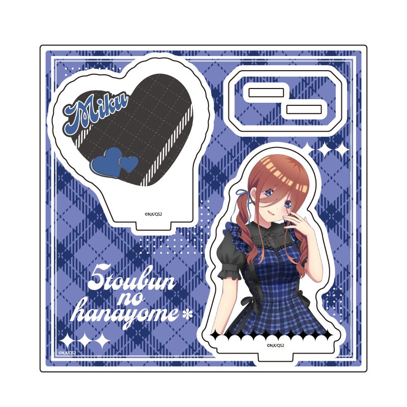 アクリルスタンドプレート 五等分の花嫁* 08 三玖 甘辛ロックVer.(描き下ろしイラスト) (Acrylic Stand Plate "The Quintessential Quintuplets Specials 2" 08 Miku Sweet and Spicy Rock Ver. (Original Illustration))