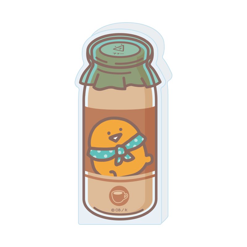 コレクションボトル お文具といっしょ 13 ゼリーさん コーヒー牛乳Ver.(描き下ろしイラスト) (Collection Bottle "Obungu to Issho" 13 Jelly-san Coffee Milk Ver. (Original Illustration))