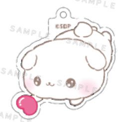 ふわりんましゅ アクリルキーホルダー(ハートを拾うましゅ) (Fuwarinmashu Acrylic Key Chain (Pick Up the Heart))