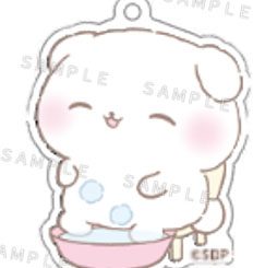 ふわりんましゅ アクリルキーホルダー(足湯) (Fuwarinmashu Acrylic Key Chain (Footbath))
