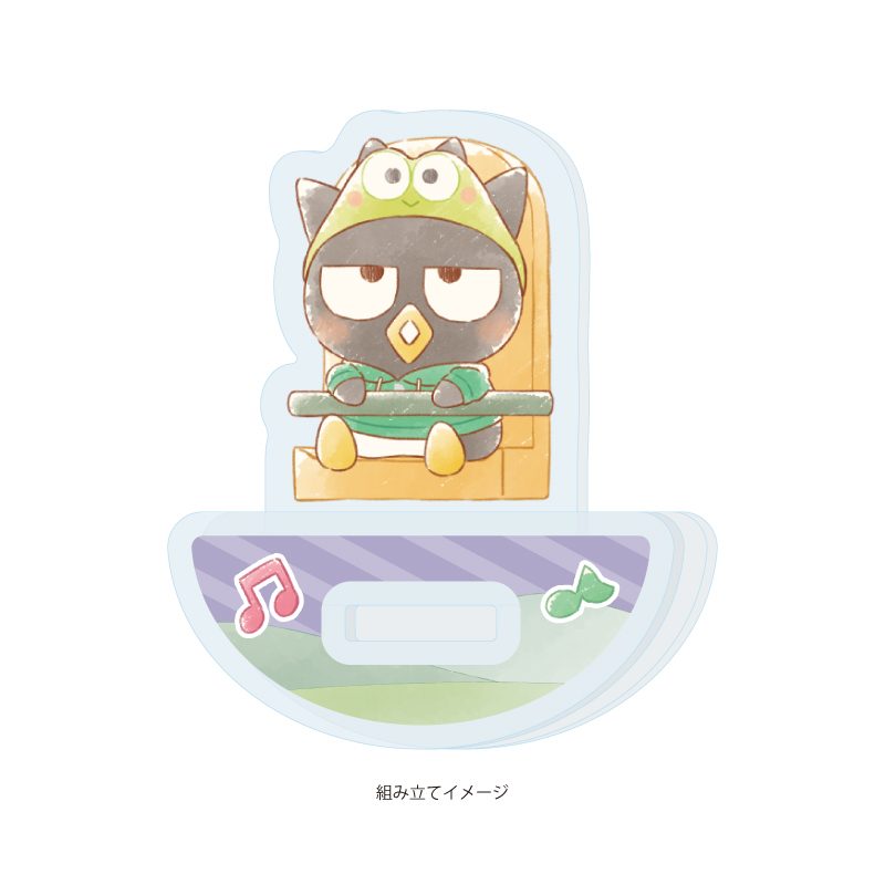 ゆらゆらアクリルスタンド はぴだんぶい 28 バッドばつ丸(グラフアートイラスト) (Yurayura Acrylic Stand HAPIDANBUI 28 Bad Badtz-Maru (Graff Art Illustration))
