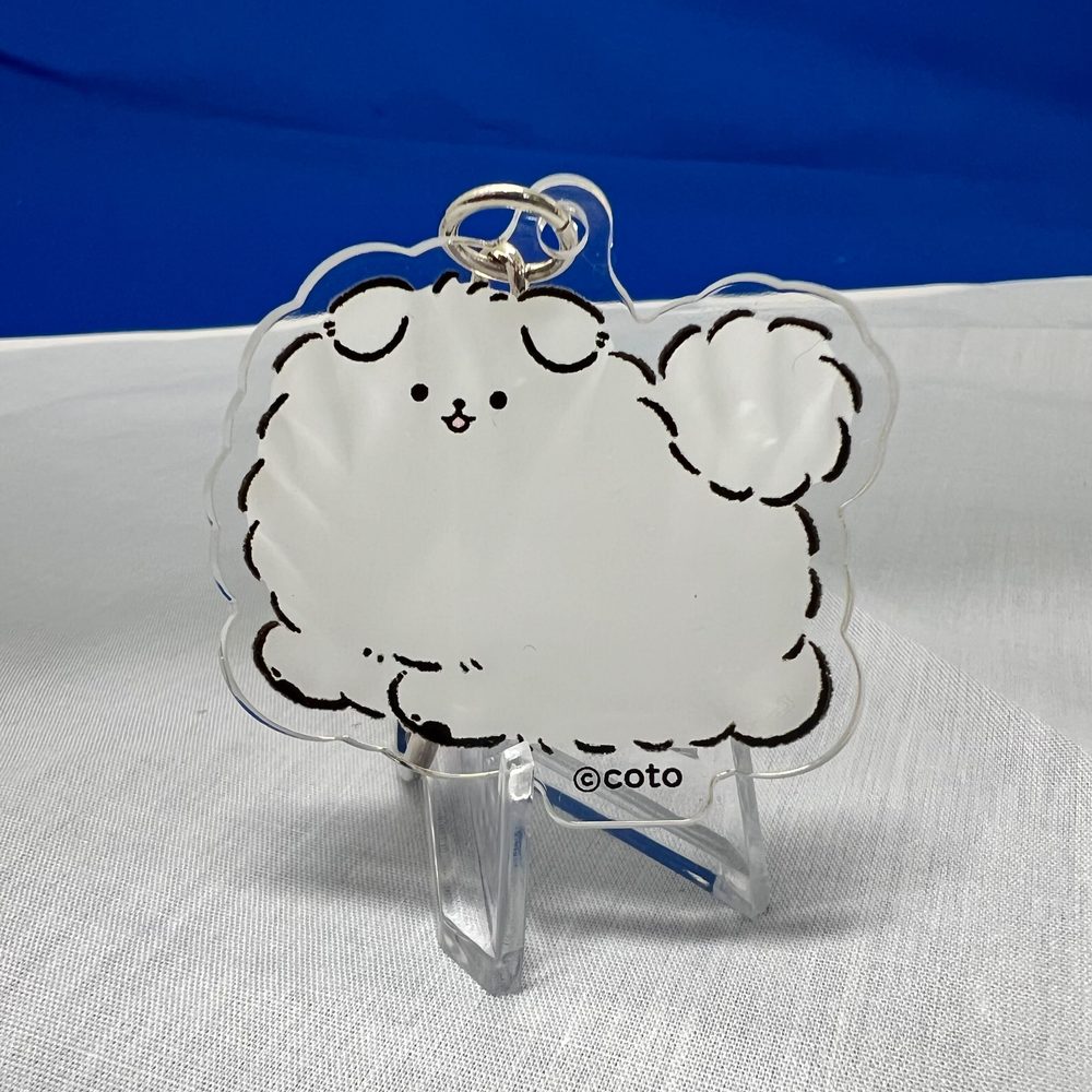 ゆるほわポメラニアン アクリルキーホルダー1 (Yuruhowa Pomeranian Acrylic Key Chain 1)