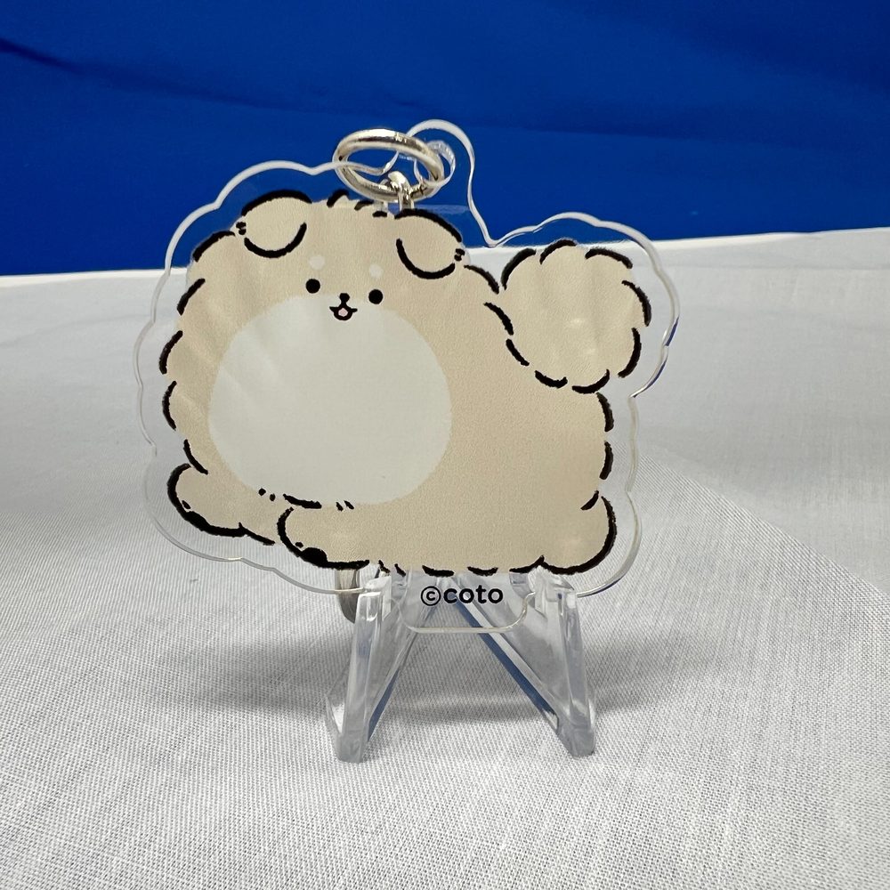 ゆるほわポメラニアン アクリルキーホルダー2 (Yuruhowa Pomeranian Acrylic Key Chain 2)
