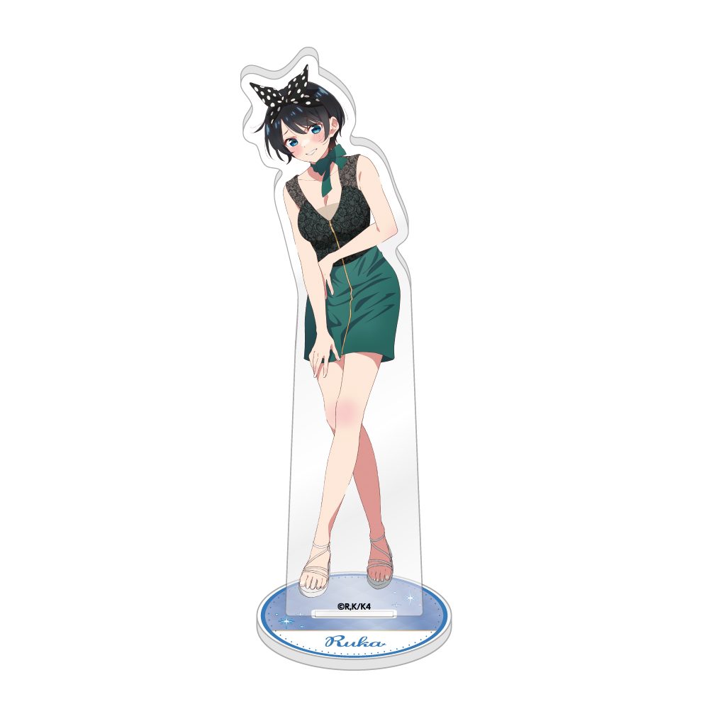 彼女、お借りします 描き下ろしアクリルスタンド ドレスVer. 更科瑠夏 ("Rent-A-Girlfriend" Original Illustration Acrylic Stand Dress Ver. Sarashina Ruka)