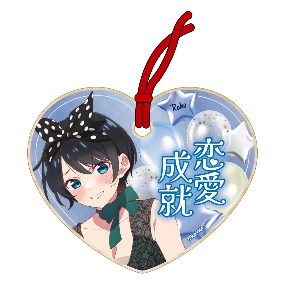 彼女、お借りします 描き下ろし絵馬風ストラップ ドレスVer. 更科瑠夏 ("Rent-A-Girlfriend" Original Illustration Ema Style Strap Dress Ver. Sarashina Ruka)