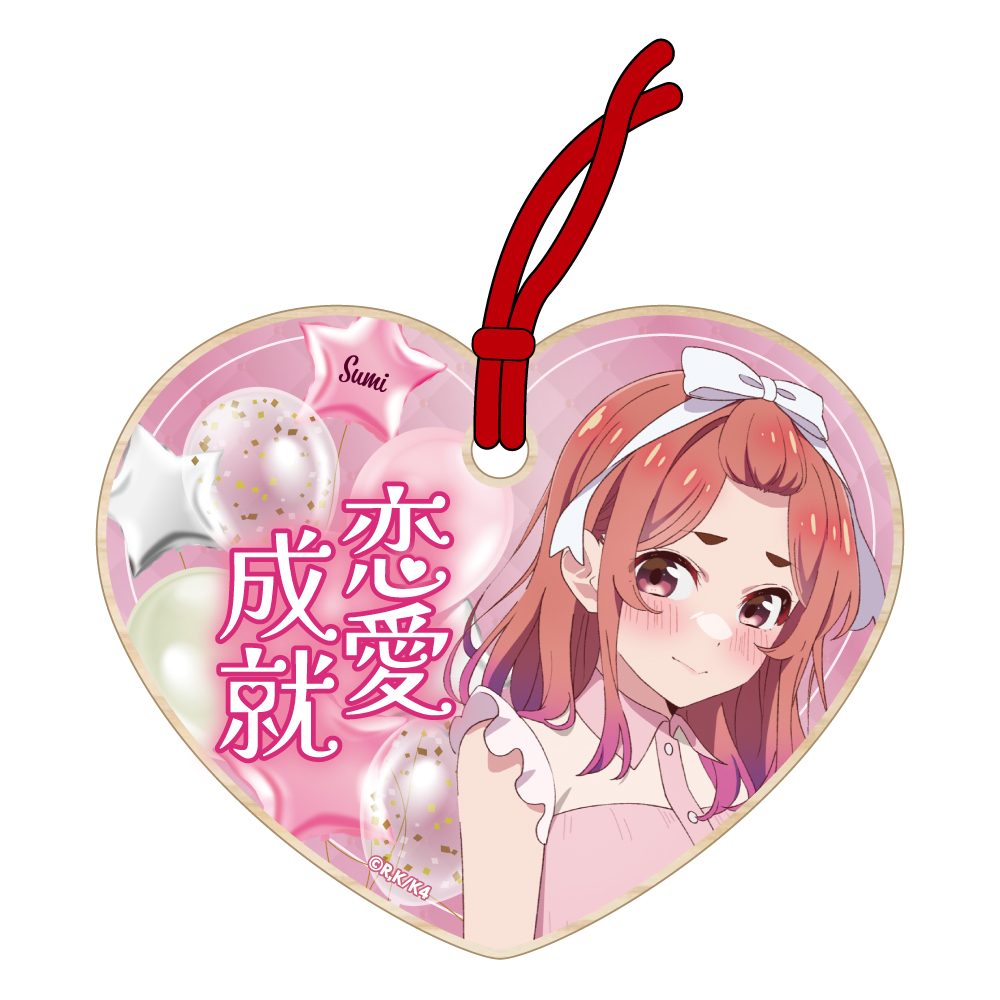 彼女、お借りします 描き下ろし絵馬風ストラップ ドレスVer. 桜沢墨 ("Rent-A-Girlfriend" Original Illustration Ema Style Strap Dress Ver. Sakurasawa Sumi)