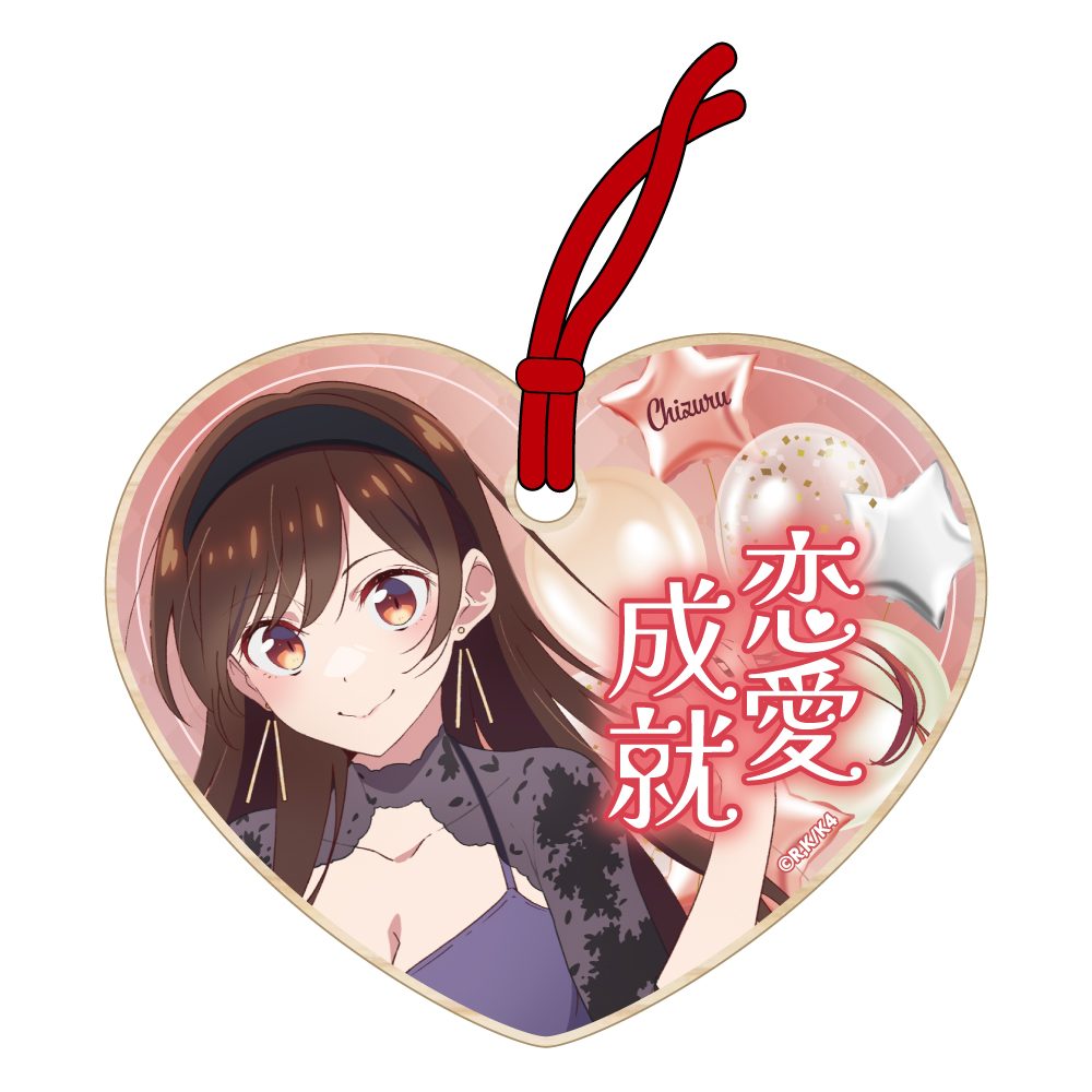 彼女、お借りします 描き下ろし絵馬風ストラップ ドレスVer. 水原千鶴 ("Rent-A-Girlfriend" Original Illustration Ema Style Strap Dress Ver. Mizuhara Chizuru)