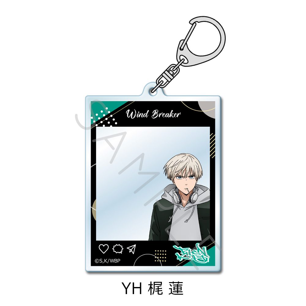 WIND BREAKER 第3弾 アクリルキーホルダー YH 梶蓮 ("Wind Breaker" Vol. 3 Acrylic Key Chain YH Kaji Ren)