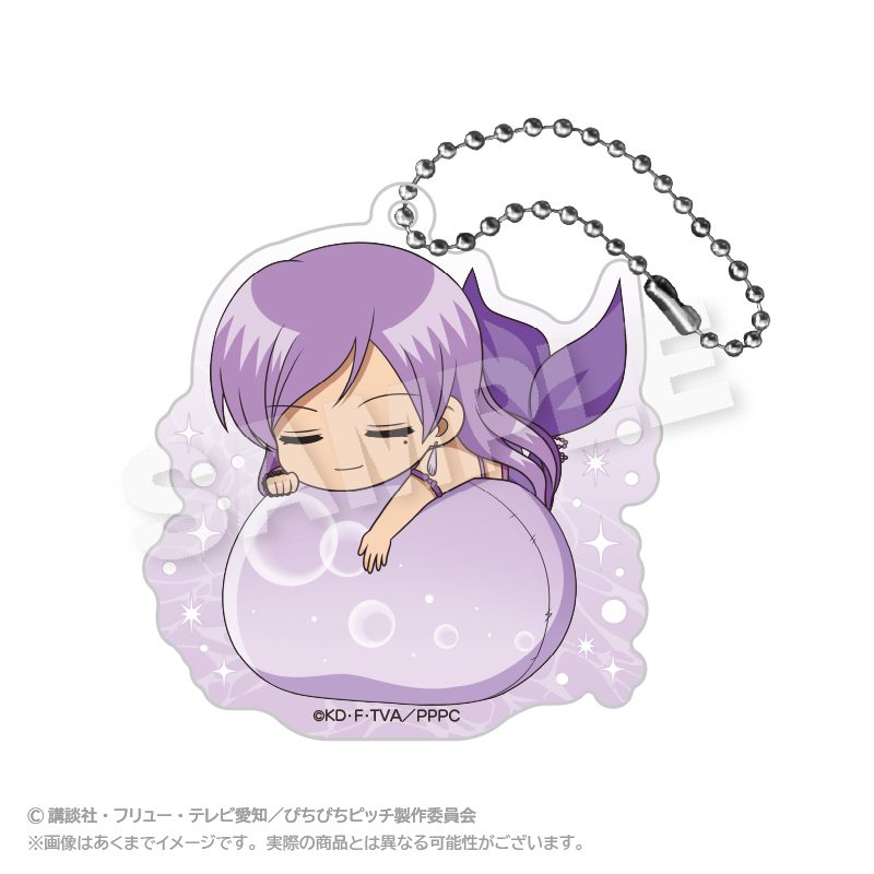 ぴちぴちピッチ ふわみんアクリルキーホルダー かれん ("Mermaid Melody Pichi Pichi Pitch" Fuwamin Acrylic Key Chain Caren)