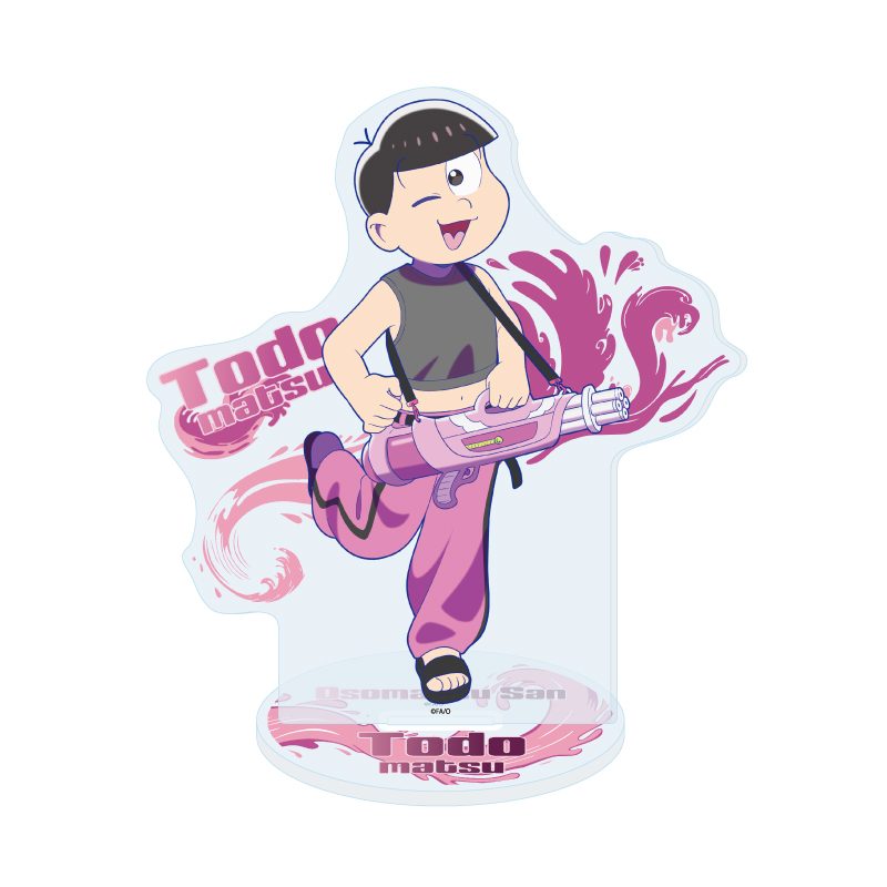 アクリルスタンド おそ松さん 06 トド松 ウォーターフェスVer.(描き下ろしイラスト) (Acrylic Stand "Osomatsu-san" 06 Todomatsu Water Festival Ver. (Original Illustratin))