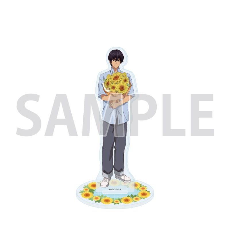アクリルスタンド ヒカルの碁 71 伊角慎一郎 ひまわりVer.(描き下ろしイラスト) (Acrylic Stand "Hikaru no Go" 71 Isumi Shinichiro Sunflower Ver. (Original Illustration))